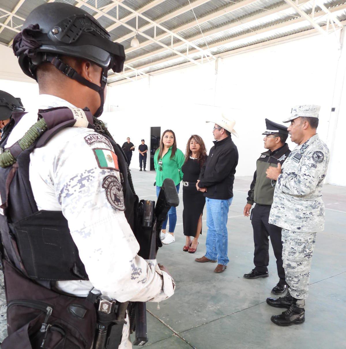 Instalan primera base de operaciones de la Guardia Nacional en Yauhquemehcan